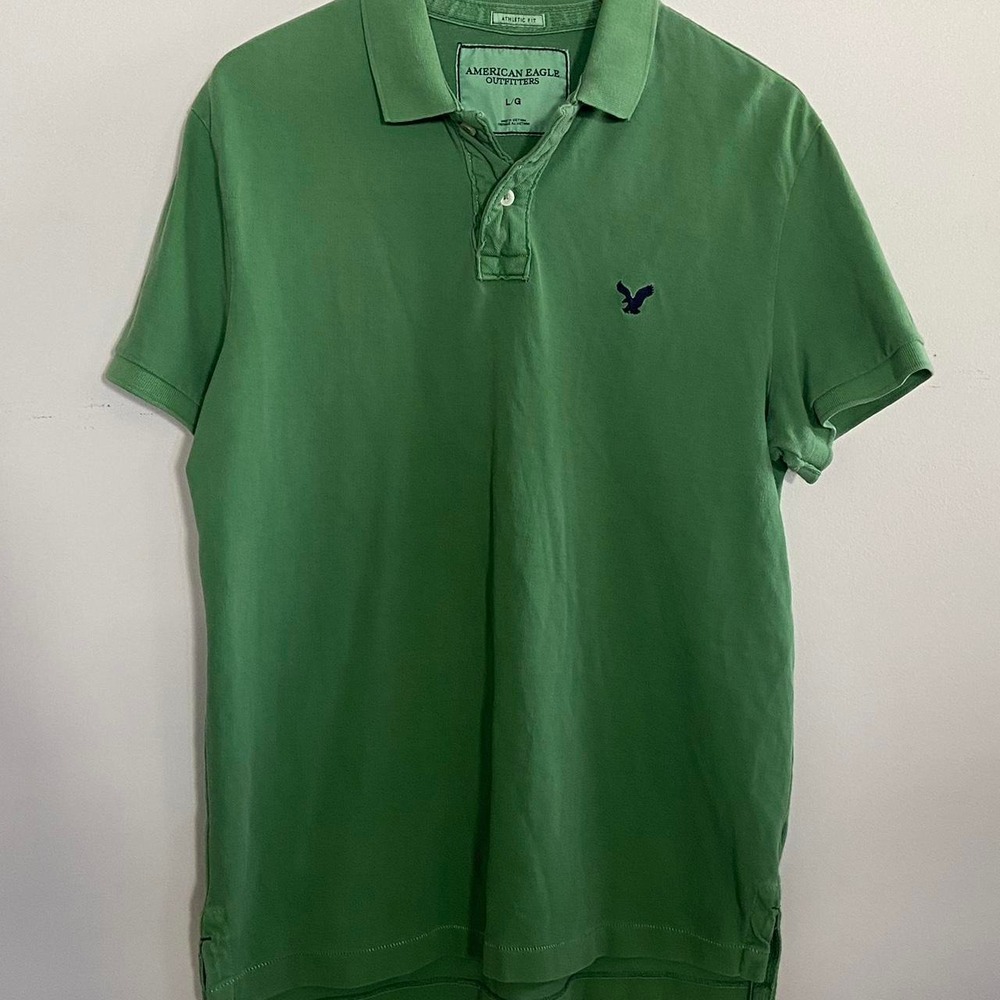 American Eagle Outfitters classic green polo circa 2010